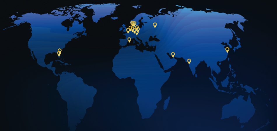 Leipzig - Moskow - Paris - Karlsruhe - Copenhagen - Mumbai - Bamberg - Luxembourg - Miami - Berlin - Dubai- Brussels - Ulfborg - Shanghai - Palma de Mallorca - Hvide Sande - Port Canaveral